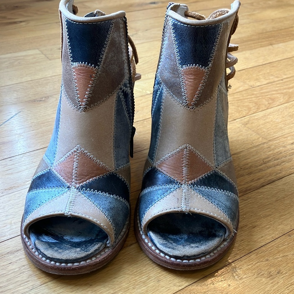 Freebird Bay patchwork booties 7